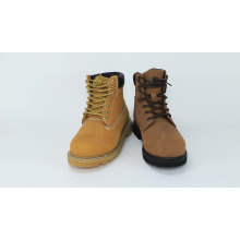 high cutsuede cow leather steel toe safety boots